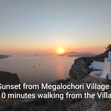 Aidos Villa Santorini Megalochori  Luaran gambar