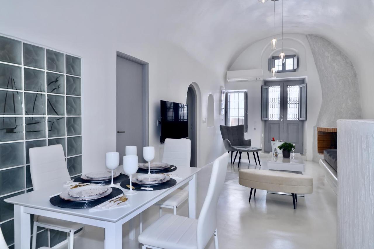 Aidos Villa Santorini Megalochori  Luaran gambar
