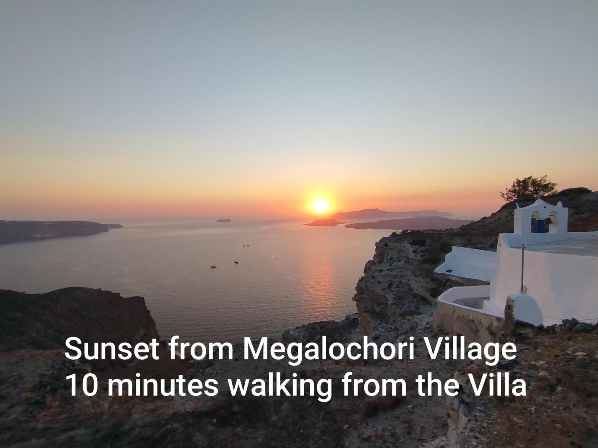 Aidos Villa Santorini Megalochori  Luaran gambar